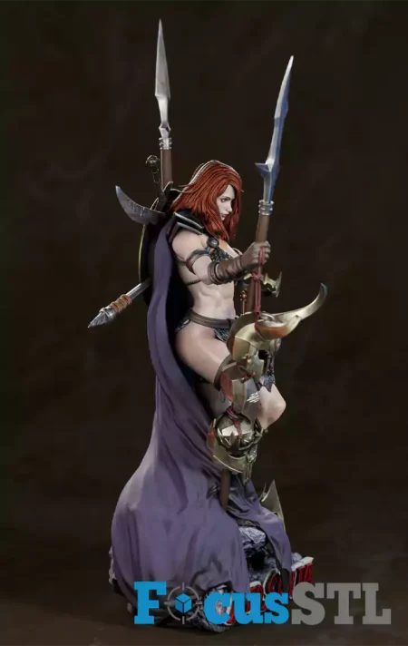Red Sonja STL 3D Print File