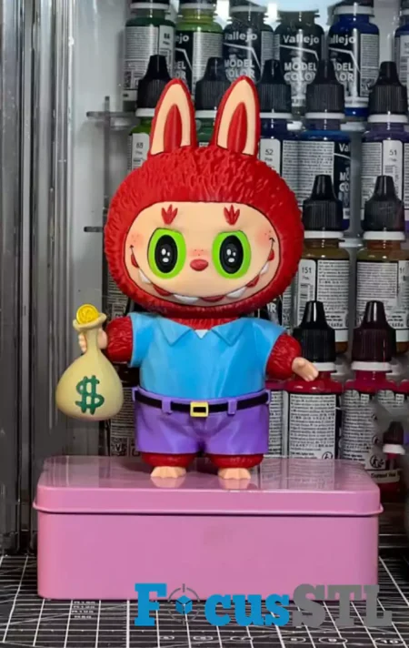 Labubu x Mr. Krabs STL 3D Print File