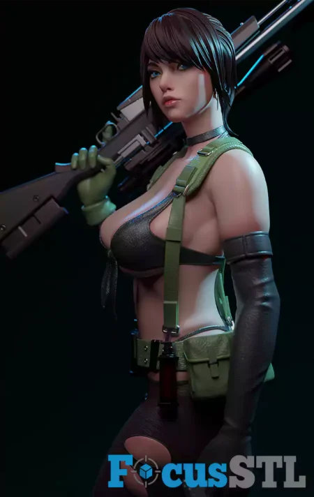 Quiet Sniper STL 3D Print File