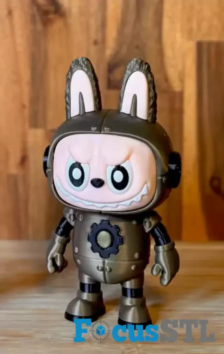 Labubu x Robot STL 3D Print File