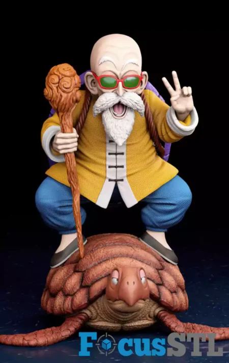 Master Roshi STL 3D Print File