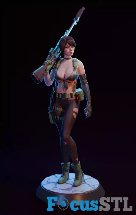 Quiet Sniper STL 3D Print File