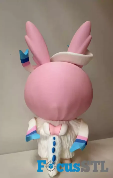 Sylveon Labubu STL 3D Print Files