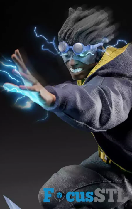 Static Shock Angry STL 3D Print Files 