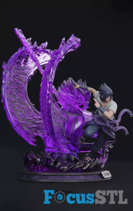 Sasuke Uchiha STL 3D Print Files