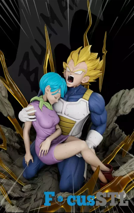 Vegeta and Bulma Dragon Ball STL 3D Print Files