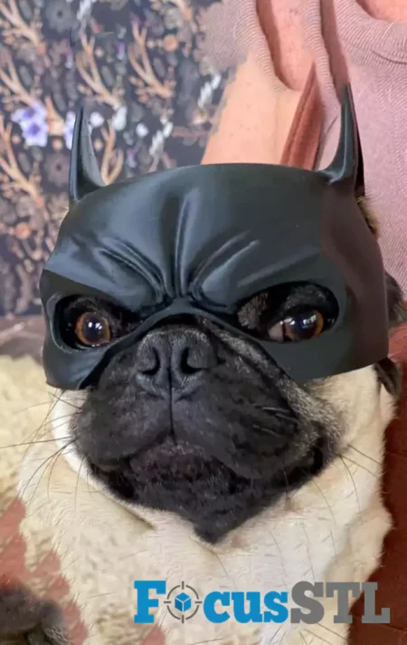 Batman Dog Mask STL 3D Print Files