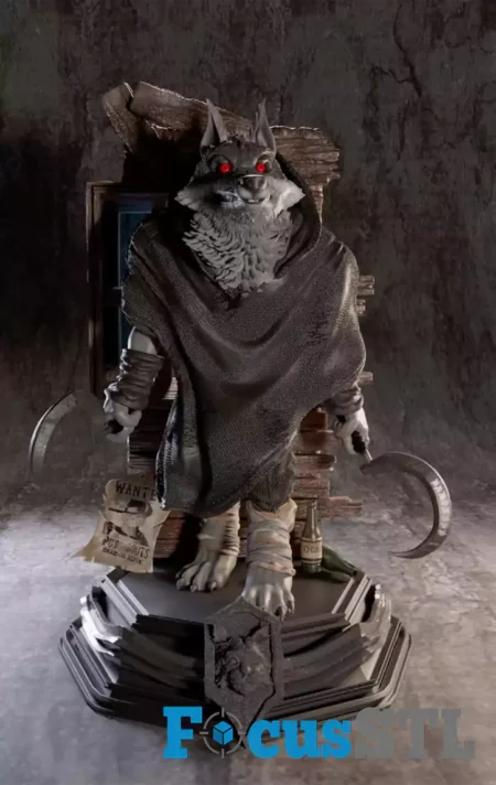 Big Bad Wolf STL 3D Print Files