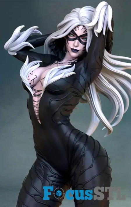 Black Cat STL 3D Print Files