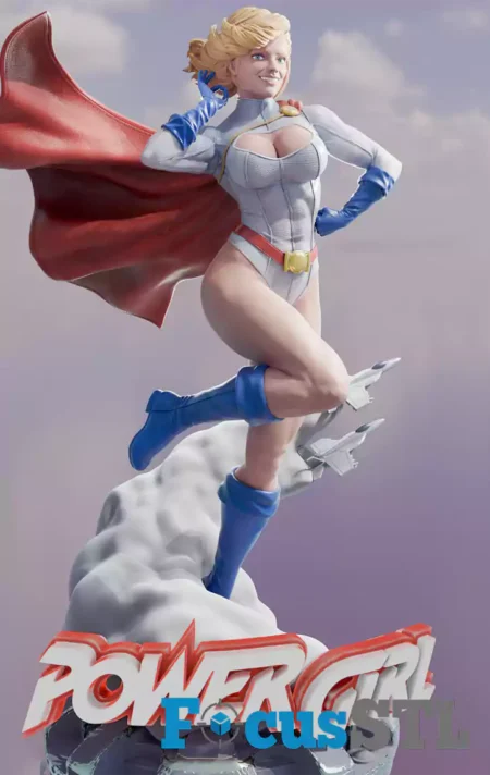 Power Girl STL 3D Print Files