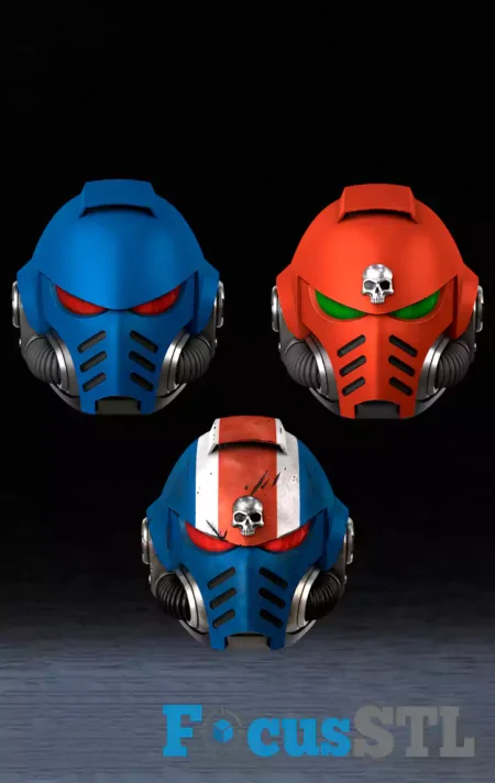 Space Marine Primaris Helmet STL Files
