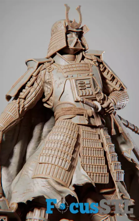 Darth Vader Samurai Sculpture and Bust STL Files