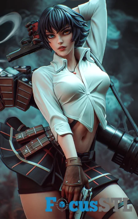 Lady Devil May Cry STL 3D Print Files