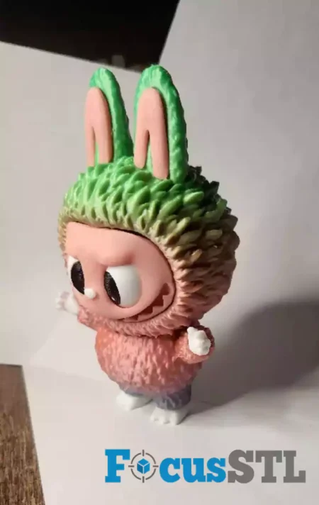 Labubu with Rotating Eyes STL Files