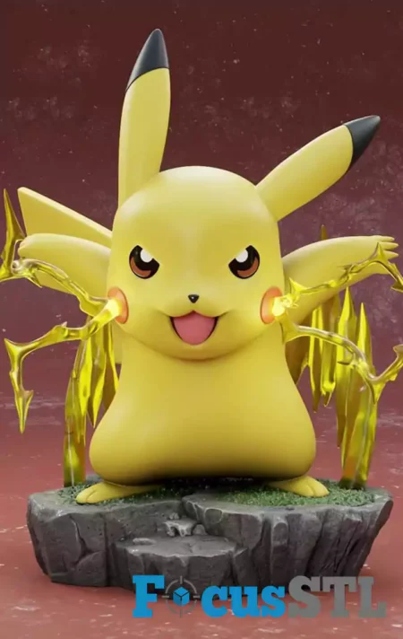 Pikachu STL 3D For Printing