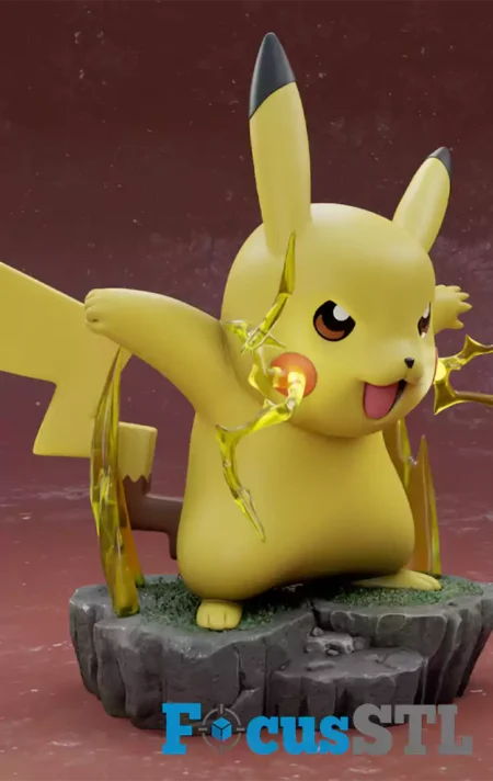 Pikachu STL 3D For Printing