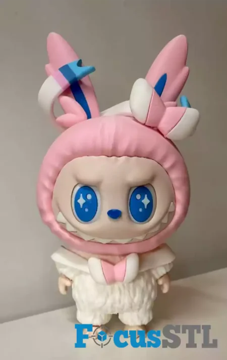 Sylveon Labubu STL 3D Print Files