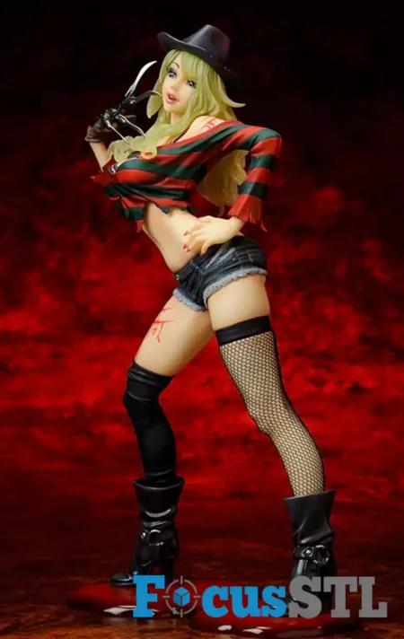 Freddy Krueger Girl STL 3D Print Files