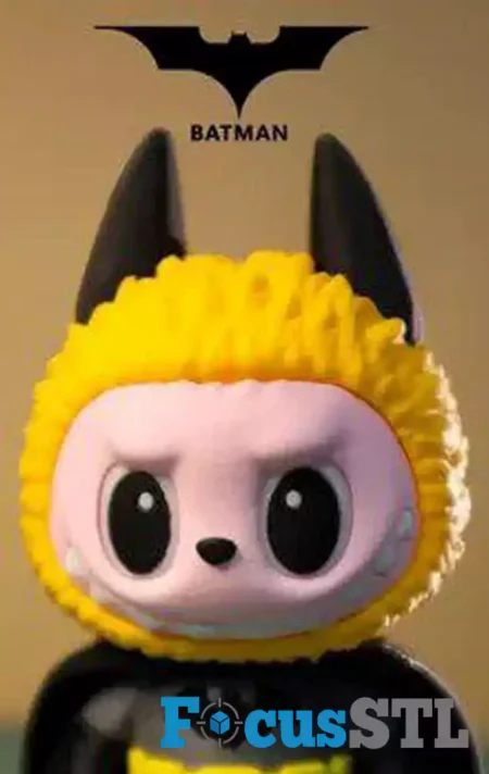 Labubu Batman STL 3D Print Files