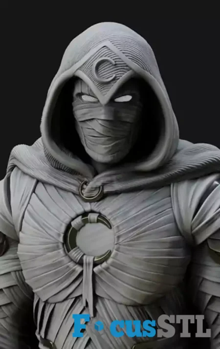 Moon Knight Bust STL 3D Print Files 