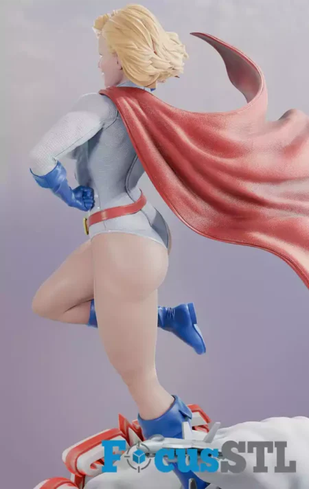 Power Girl STL 3D Print Files