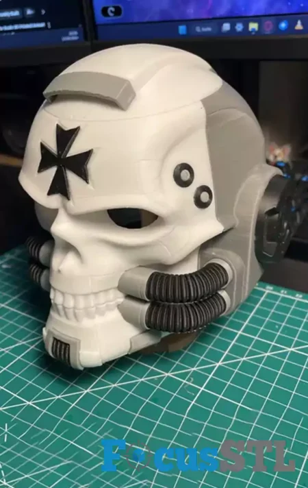 Space Marine Chaplain Helmet STL Files