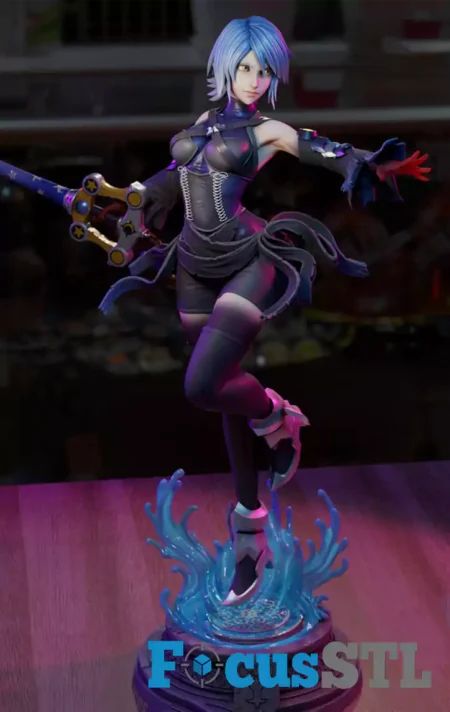 Aqua Kingdom Hearts STL 3D Print Files