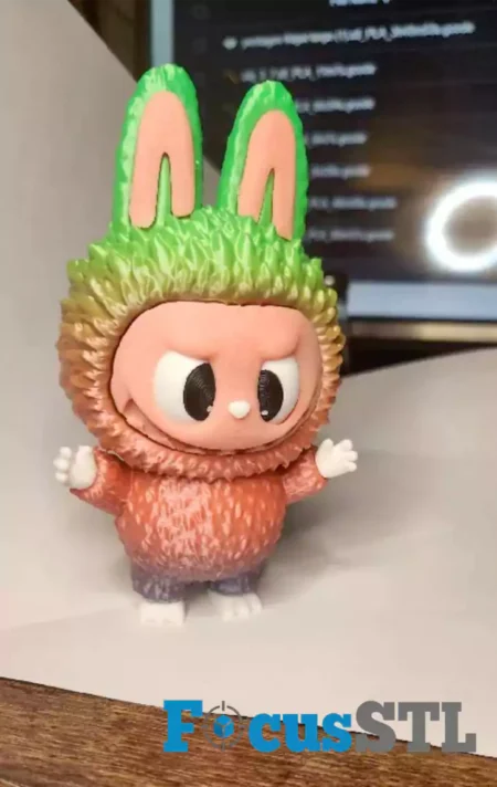 Labubu with Rotating Eyes STL Files