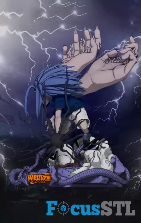 Sasuke Statue and Bust STL Files