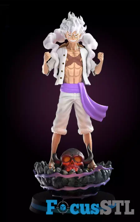Luffy Gear 5 Nika STL 3D Print Files