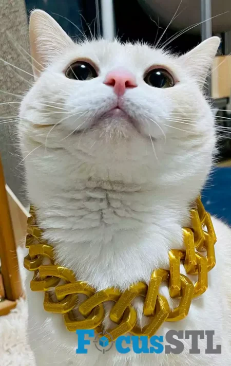 Necklace Cat STL 3D Print Files