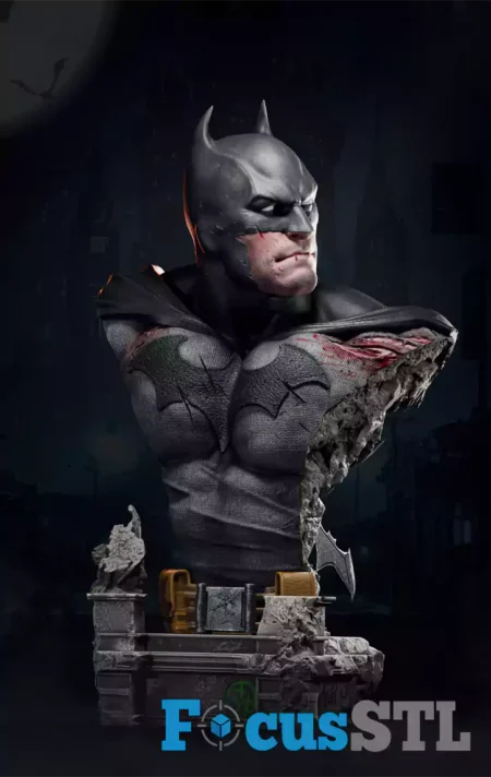 Batman Bust STL 3D Print Files 
