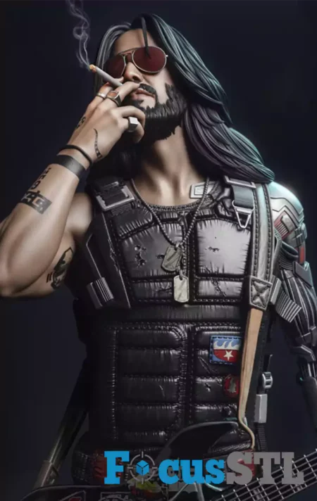 Johnny Silverhand STL 3D Print Files