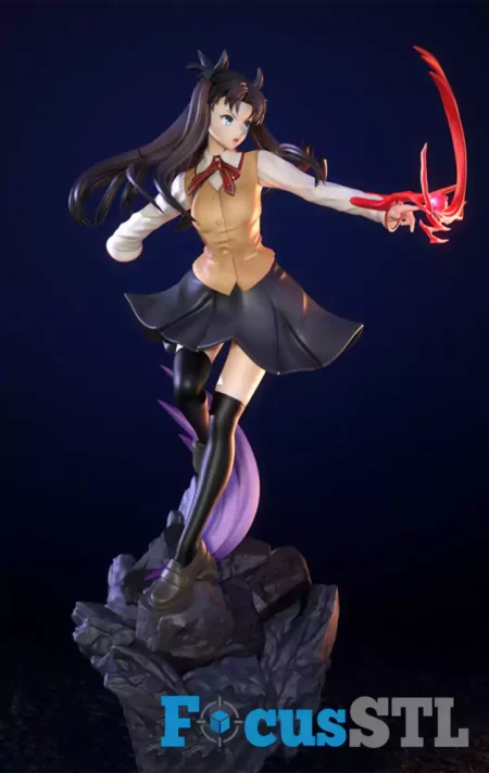 Fate Rin Tohsaka STL 3D Print Files
