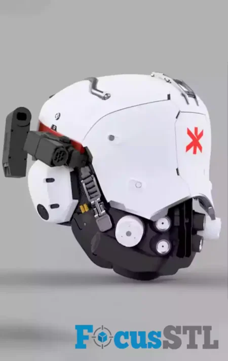 Cyberpunk 2077 Soldier Helmet STL Files