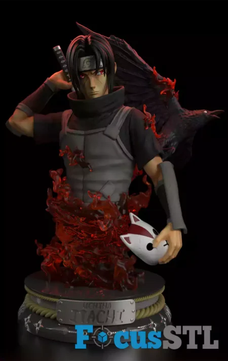 Itachi Uchiha Bust STL 3D Print Files