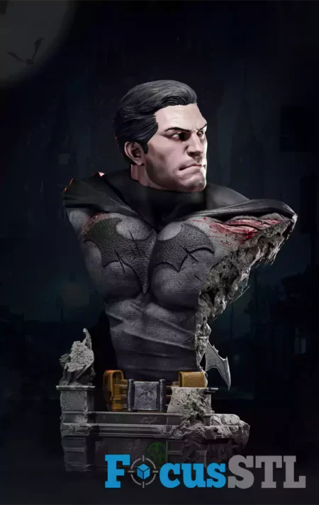Batman Bust STL 3D Print Files 