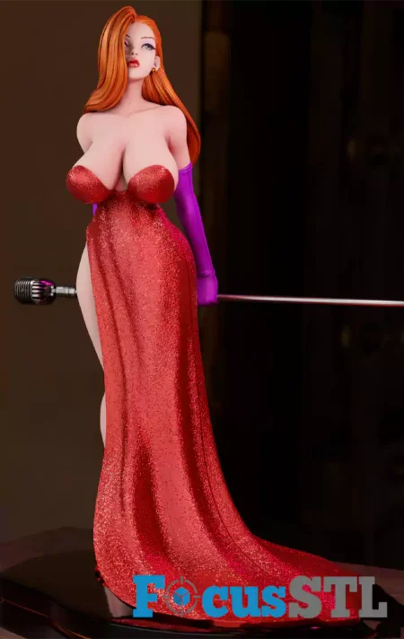 Jessica Rabbit STL 3D Print Files