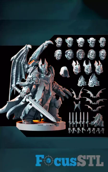 Vampire Striker and Bits STL Files