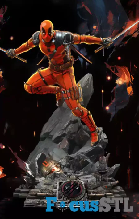 Deadpool STL 3D Print Files 