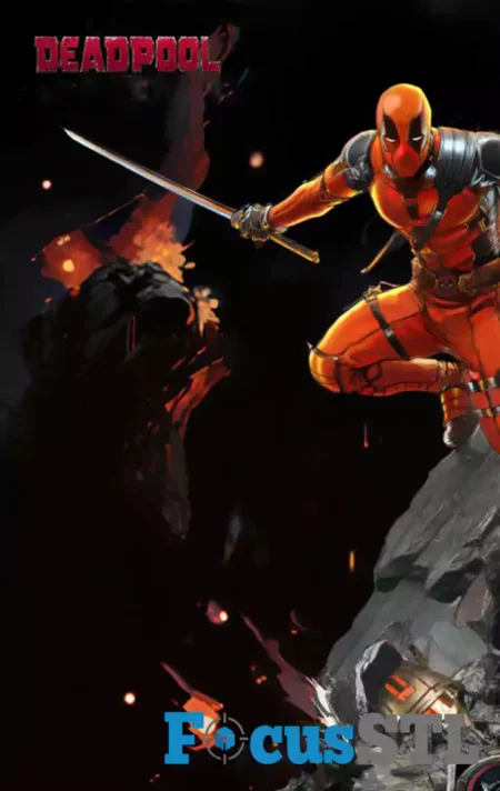 Deadpool STL 3D Print Files 