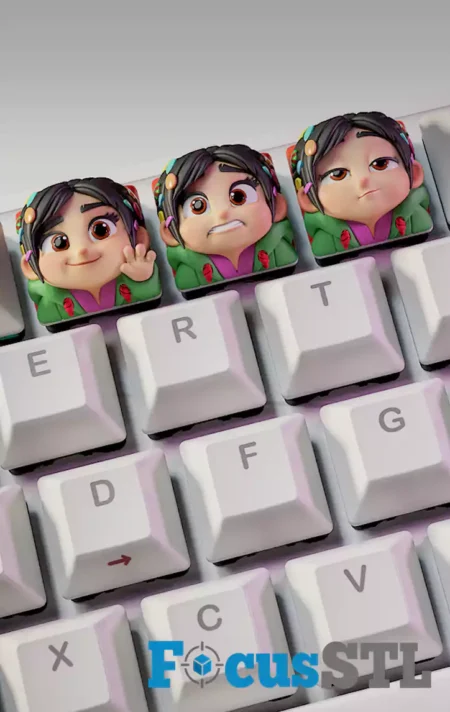 Vanellope von Schweetz Keycap STL Files