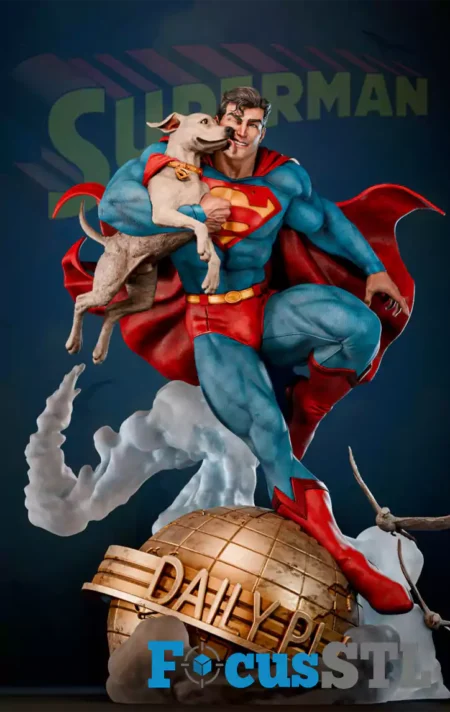 Superman and Dog Krypton STL Files