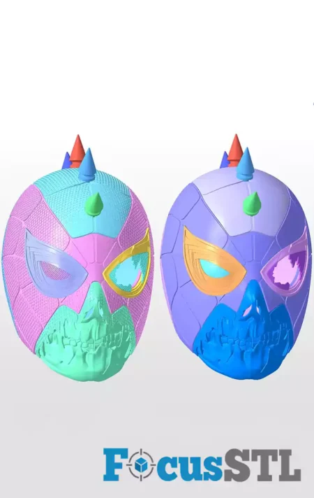 Zombie Spider Punk Helmet STL Files
