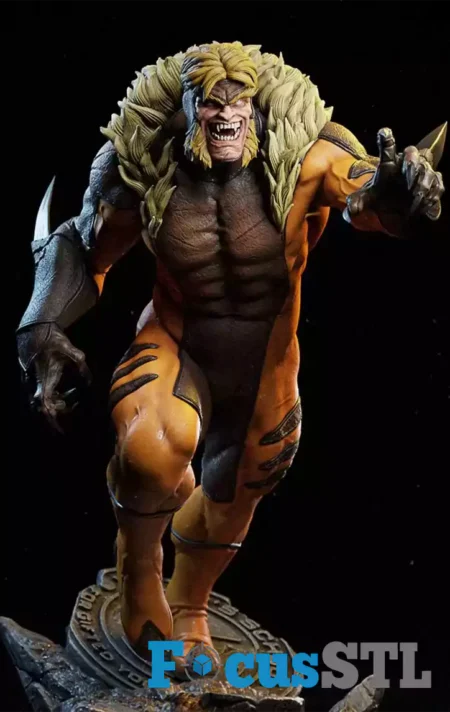 Sabretooth in Action STL Files
