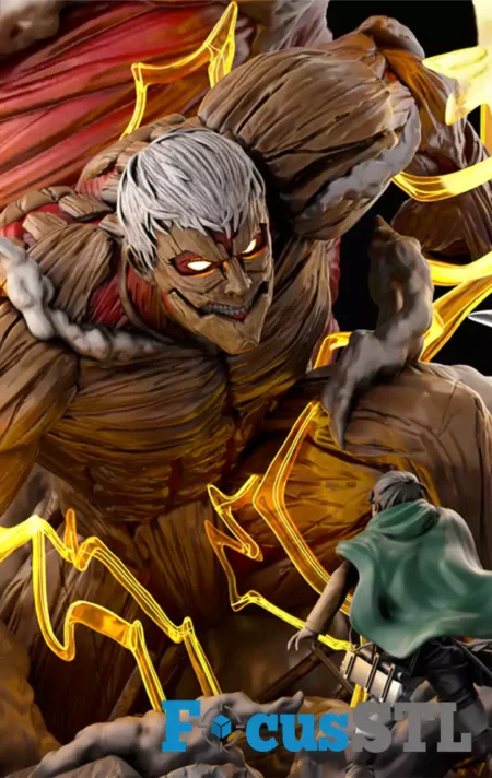 Attack on Titan Reveal Diorama STL Files