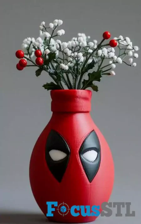 Deadpool Vase STL 3D Print Files