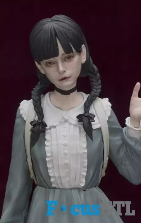 Mitsuami Smoking Girl STL 3D Print Files