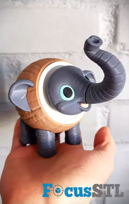 Cocofanto Elefanto Articulated Toy STL Files