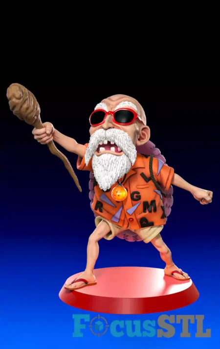 Roshi Chibi STL 3D Print Files